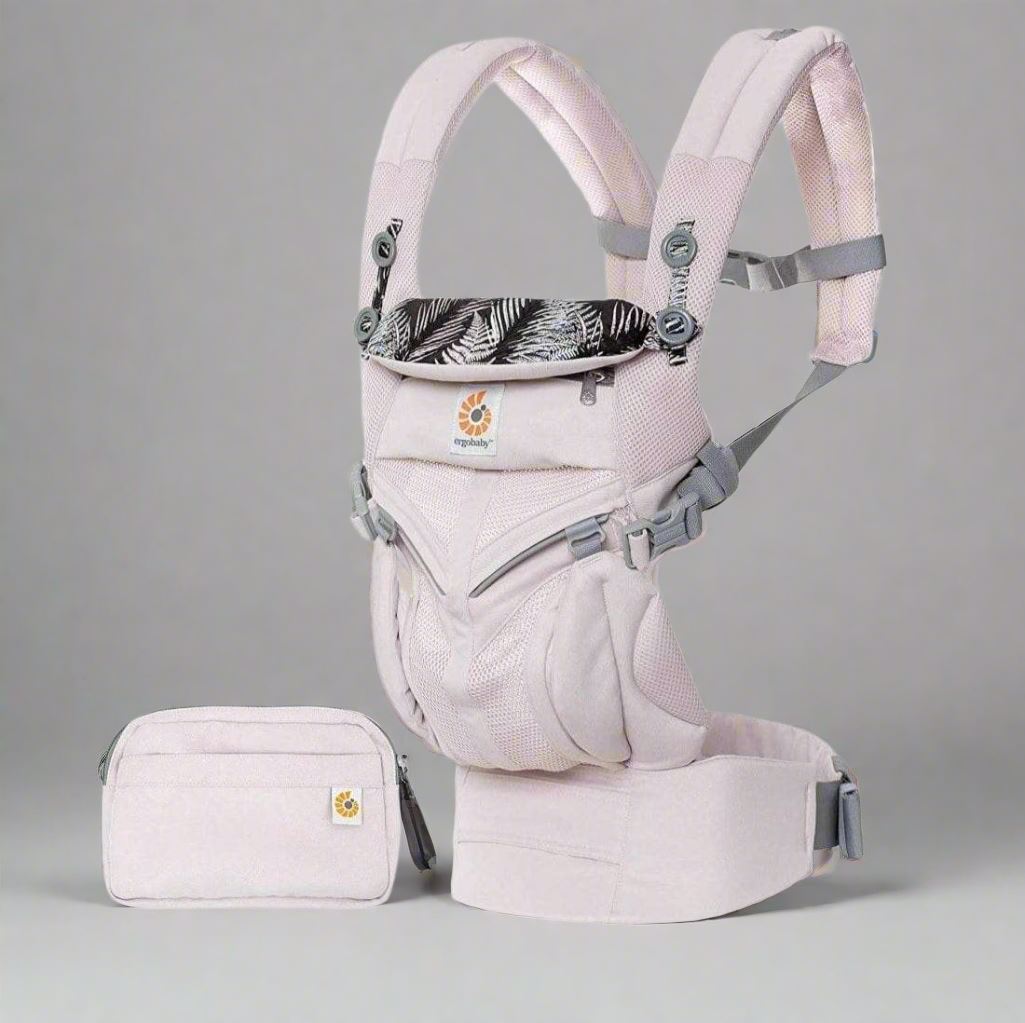 Porte Bebe - BreathBabyBag™ - Rose Maille - Temple bébé