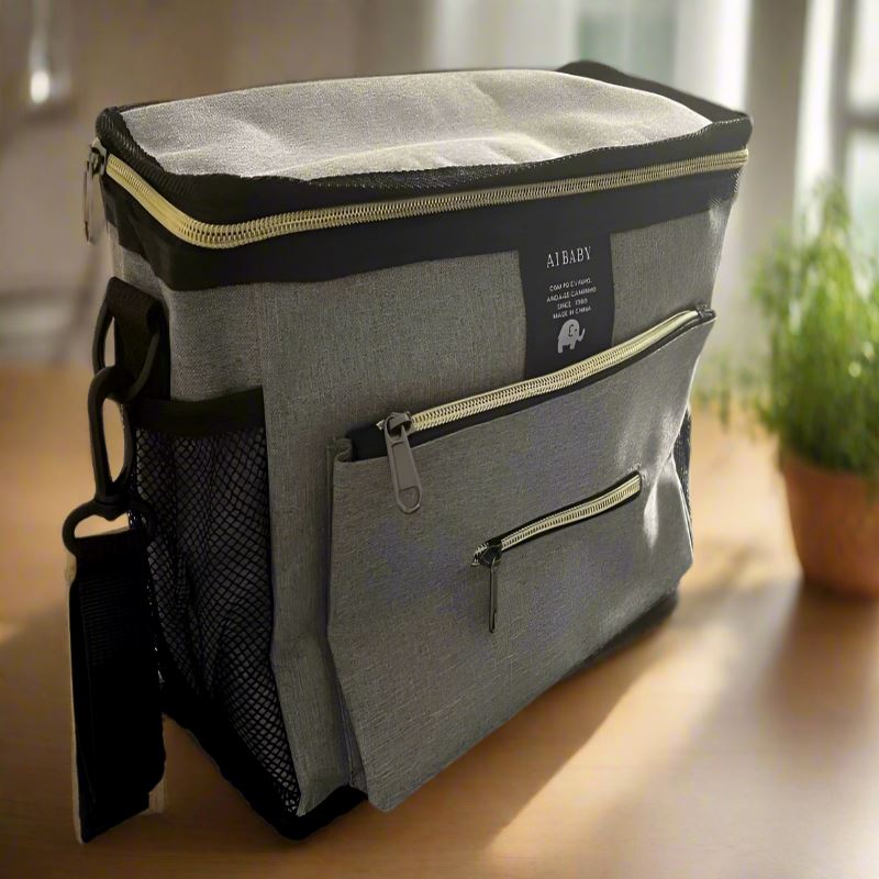 Sac à Langer à Dos - BabyTravel™ - Gris - Temple bébé