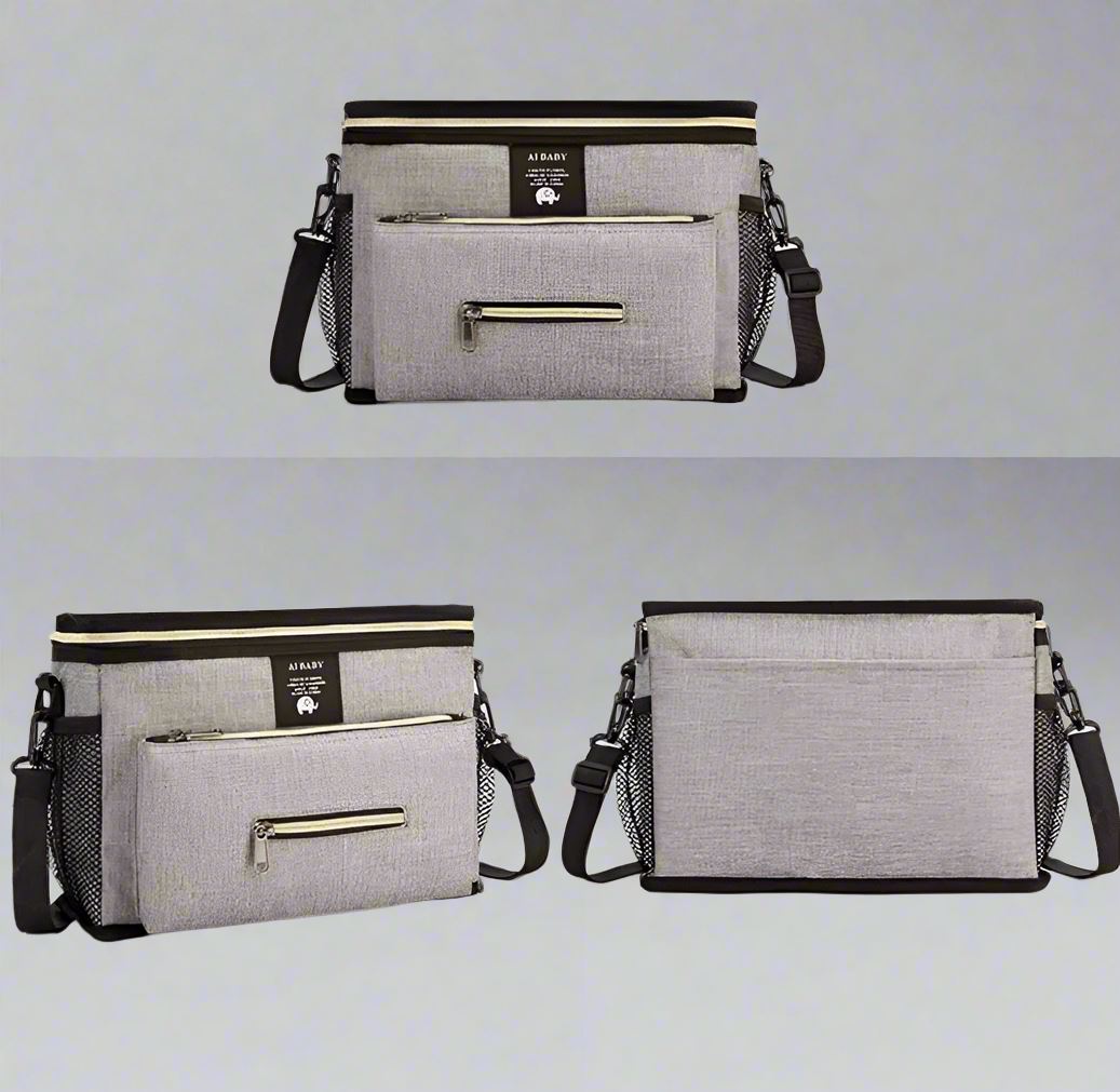 Sac à Langer à Dos - BabyTravel™ - Gris - Temple bébé