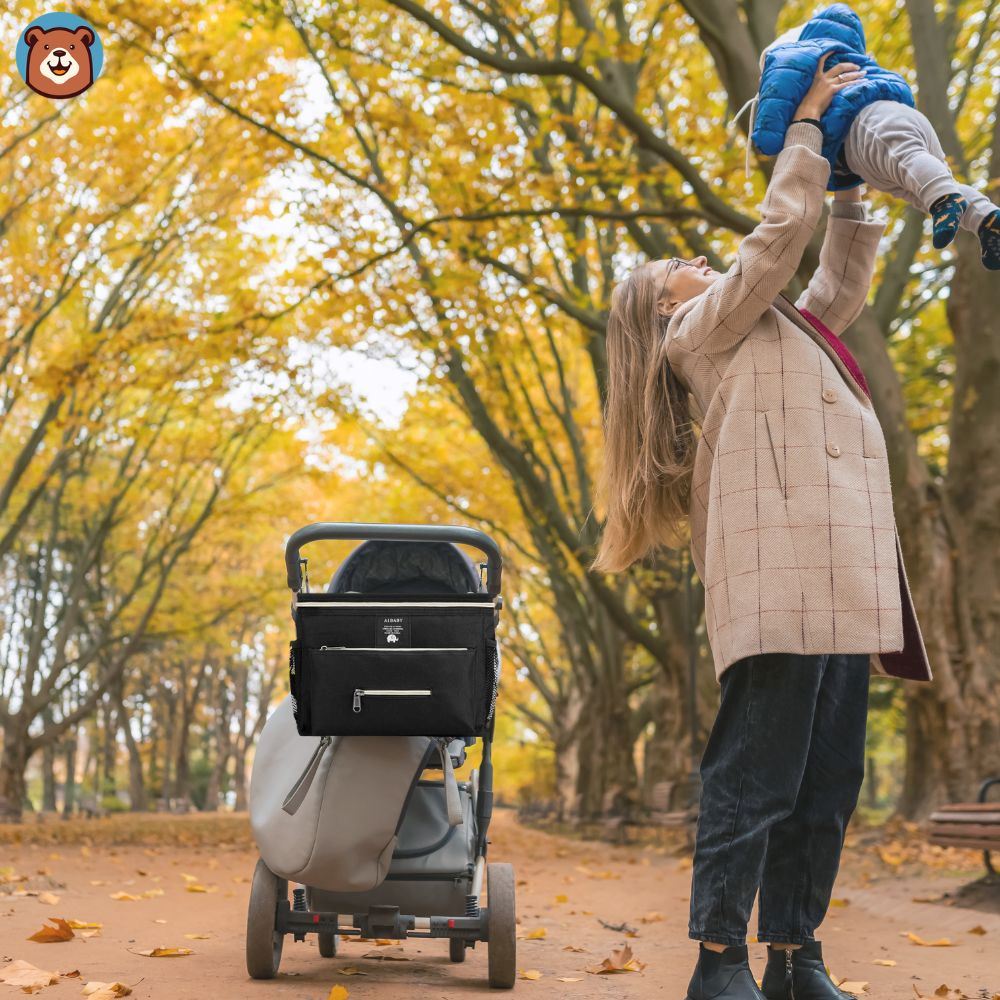 Sac à Langer à Dos - BabyTravel™ - Noir - Temple bébé