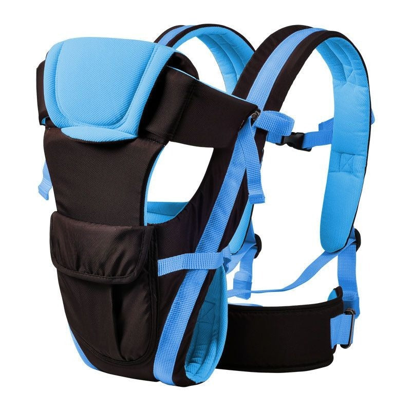 porte bebe bleu et noir