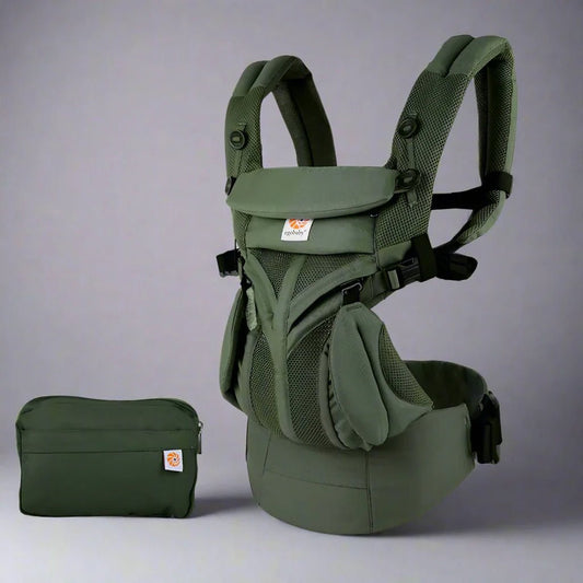 Porte Bebe - BreathBabyBag™ - Vert Olive - Temple bébé