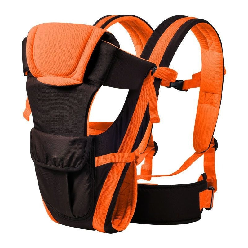 porte bebe orange et noir